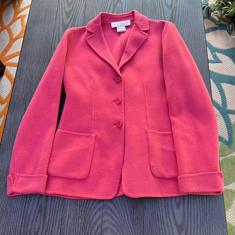 Vintage Jones New York Wool / Angora Blend  Jacket- Like New- WEAR NOW